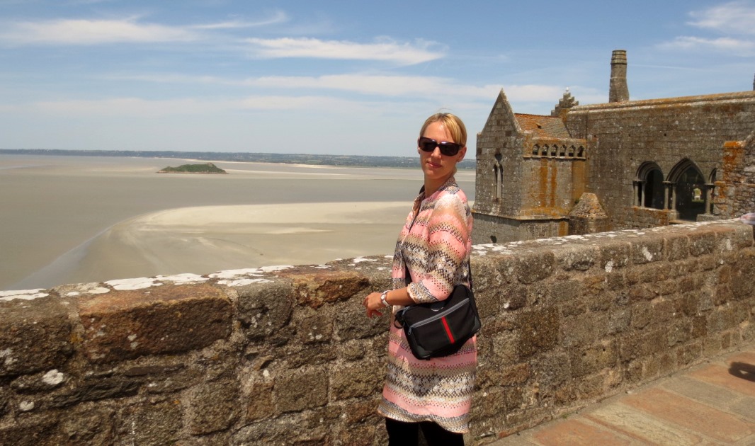 Utsikt från Mont Saint Michel