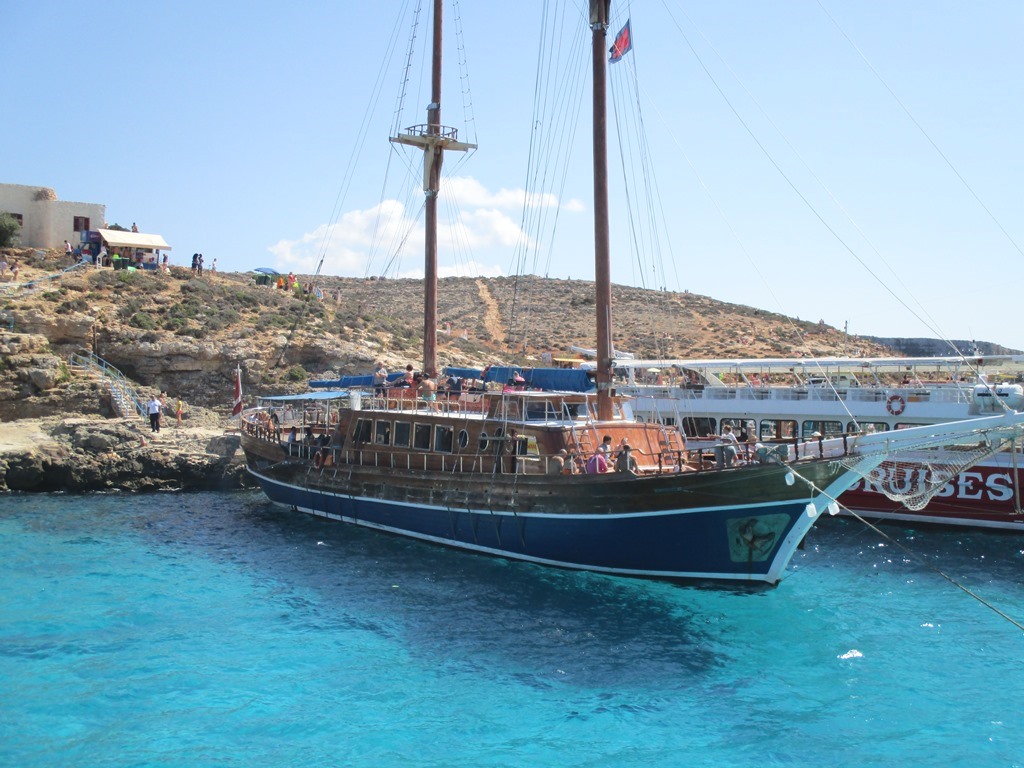Båttur till Blå Lagunen på Malta