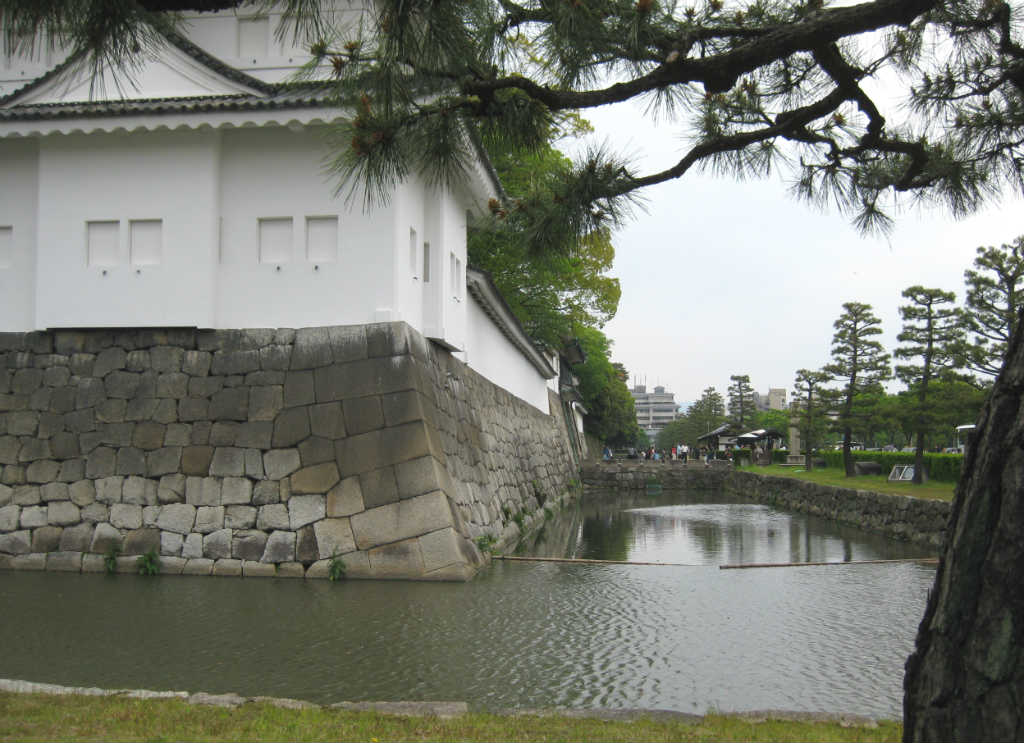 Vallgraven runt Nijō Castle