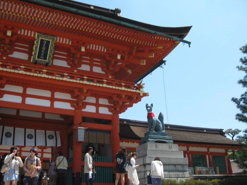 Tempel i Kyoto i Japan