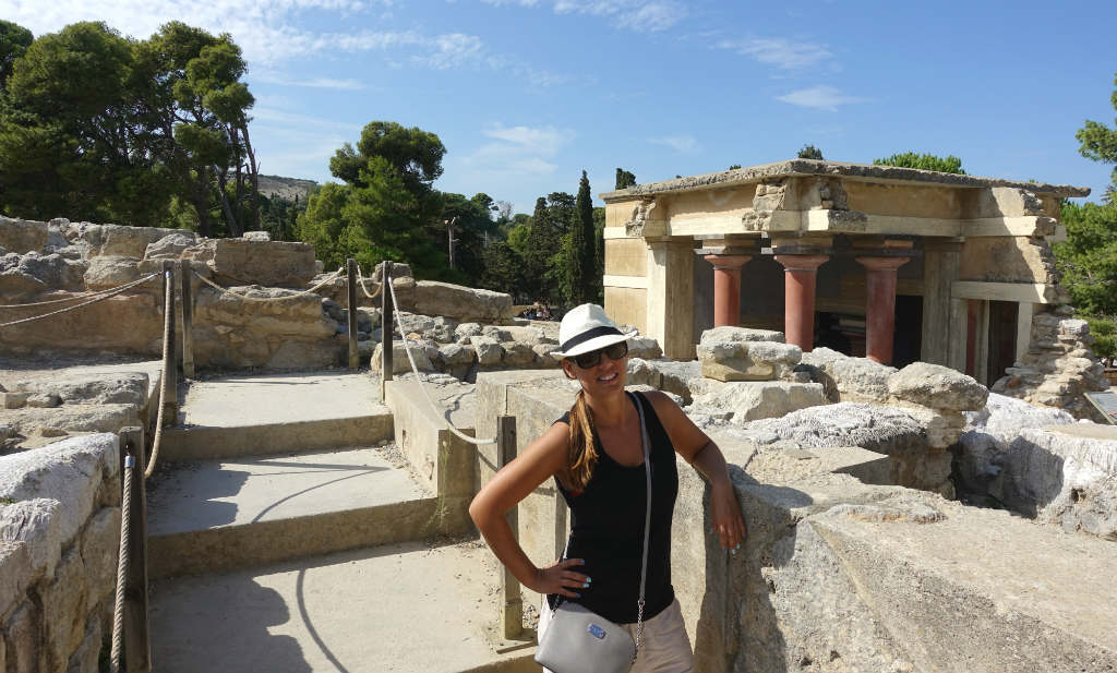 TravelGrip besöker palatsområdet Knossos på Kreta