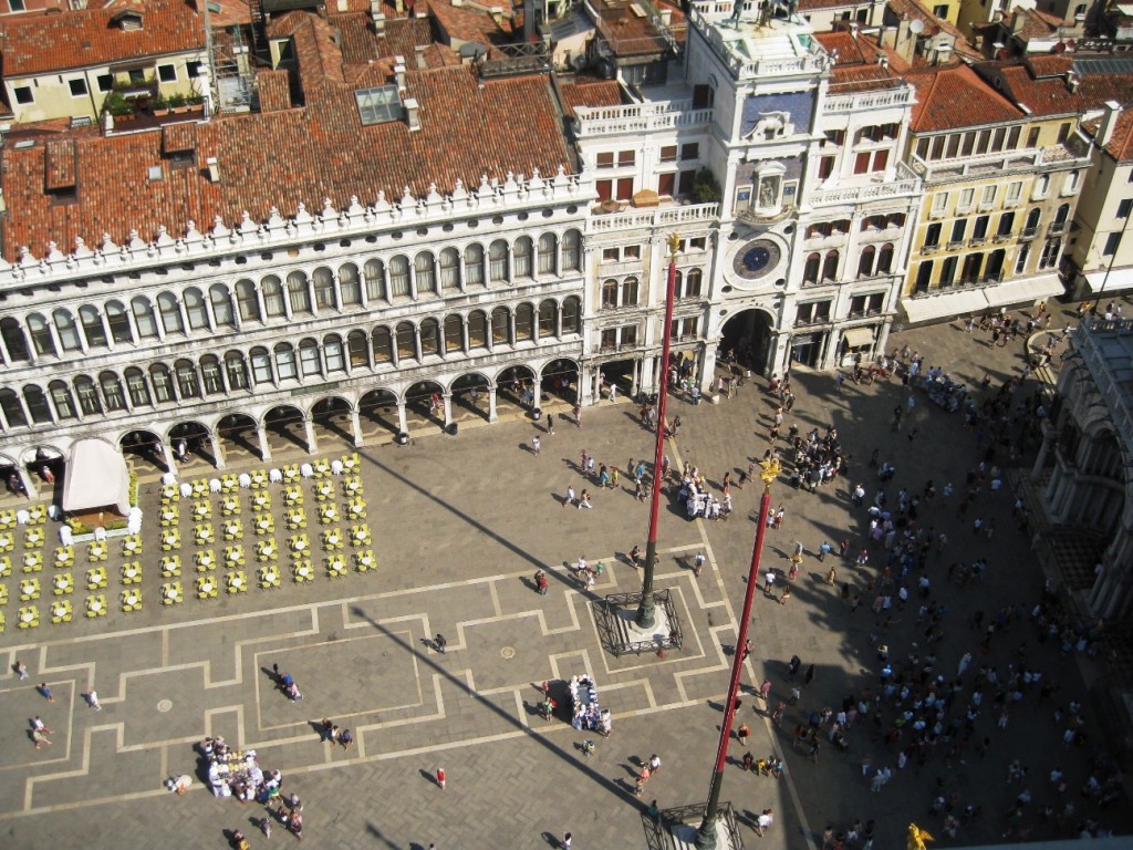 Magnifik utsikt över Venedig