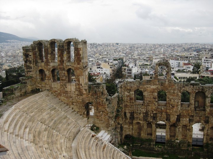 Akropolis i Aten i Grekland