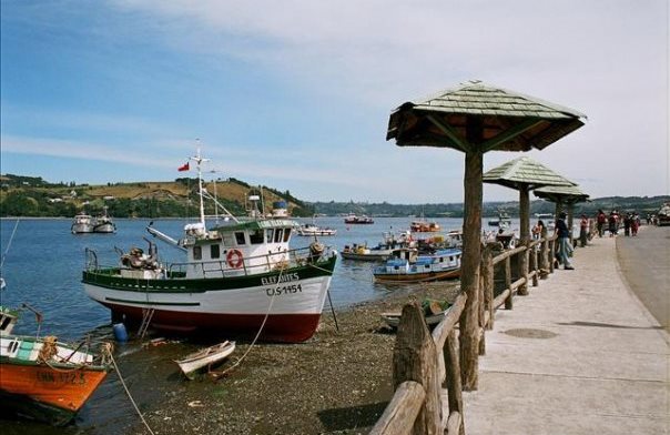 Chiloe i södra Chile