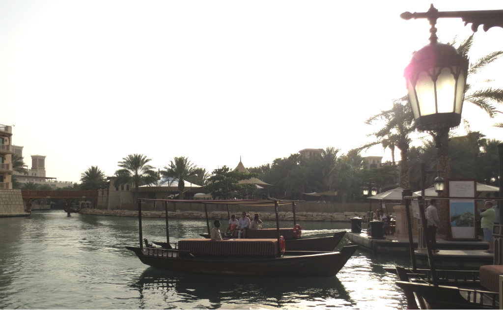 Kanal i Madinat Jumeirah i Dubai