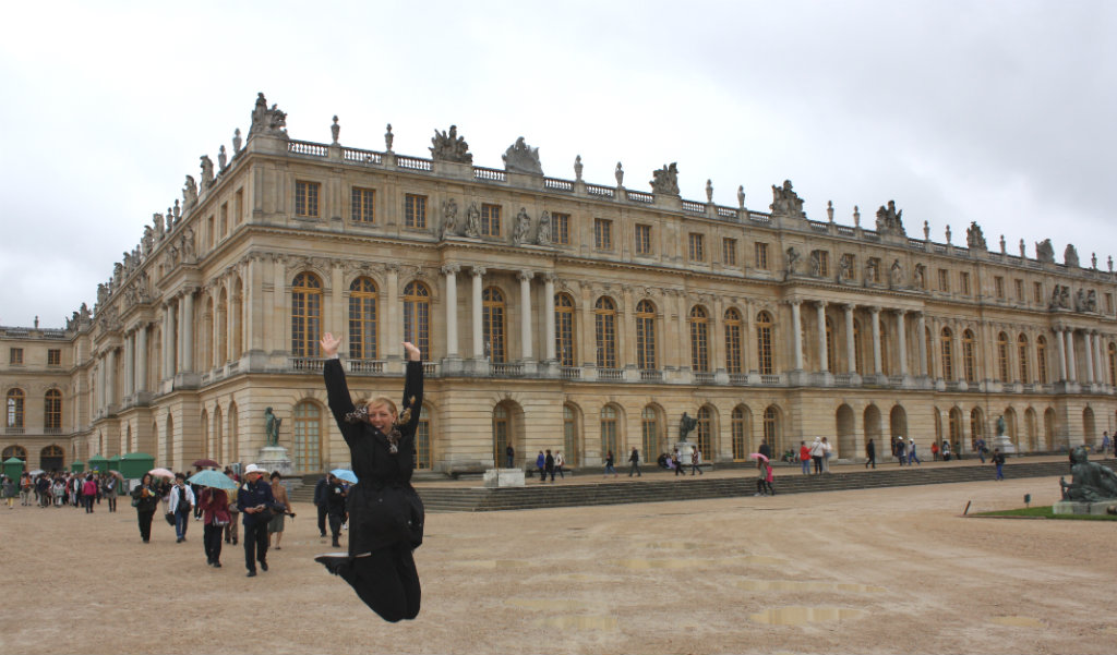 Slottet Versailles i Frankrike