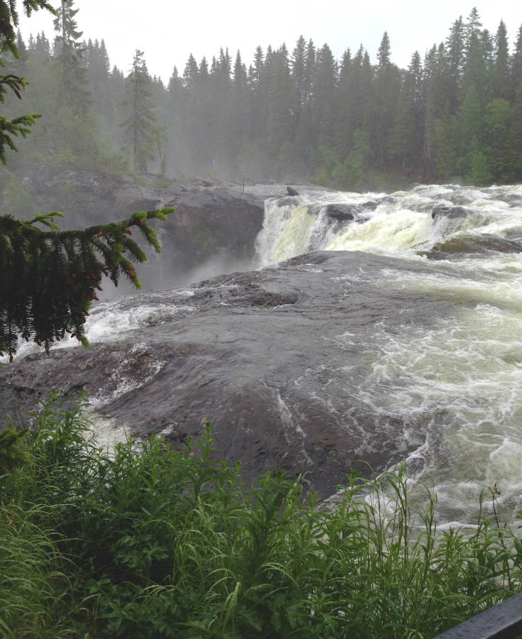 Vattenfallet Ristafallet i Jämtland