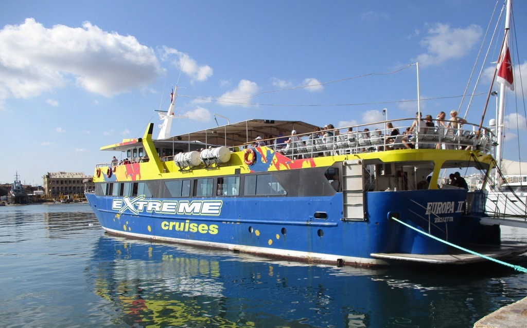 Båttur till Blå Lagunen på Malta