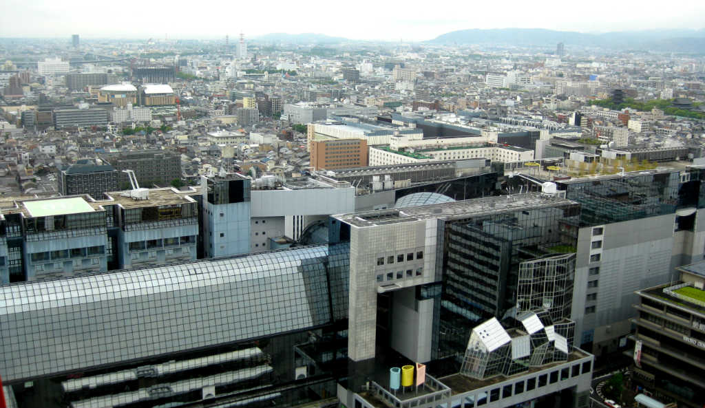 Utsikt över Centrala Kyoto