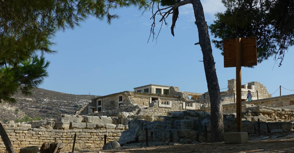 palatsområdet Knossos på Kreta