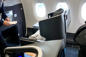 ombord flygplan business class