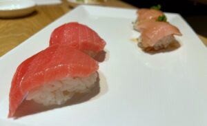 tonfisk sushi nigiri